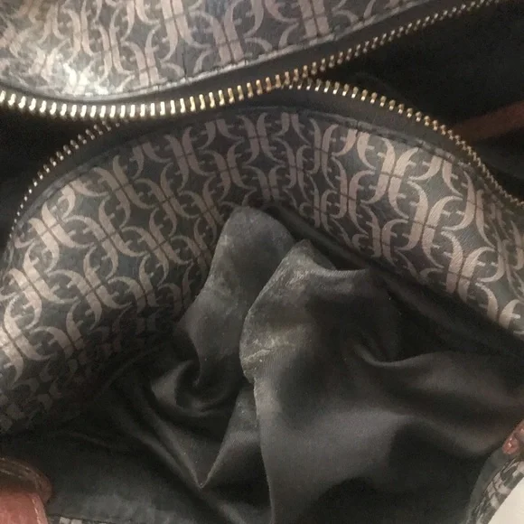 Fossil Black and Brown Tote Bag - Picture 3 of 5